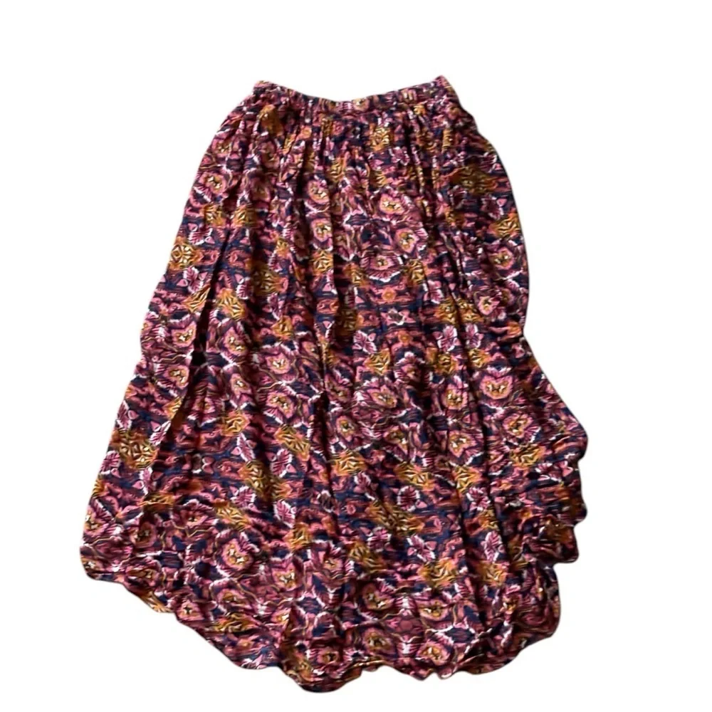 Billabong Sun Safari Skirt Boho Maxi Floral Size Small Petite